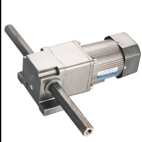 มอเตอร์เกียร์ไฟฟ้าที่มีประสิทธิภาพ 6W 400W ประเภทเกียร์เชิงเส้นหัวแนวนอนพร้อมกล่องเกียร์